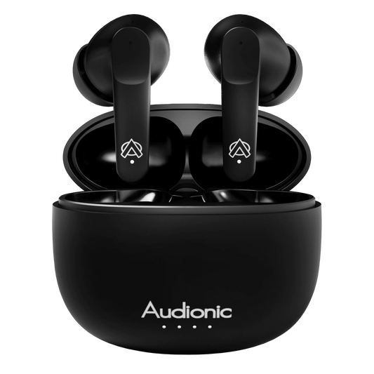 Audionic Airbud 625 Pro Earbuds – Quad‑Mic ENC, 30 h Playtime,