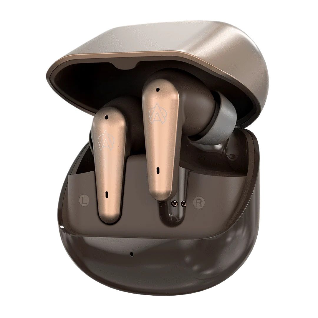 Audionic Airbud 595 Flip Earbuds – Quad‑Mic ENC, Flip Case, 40‑Hour Playtime