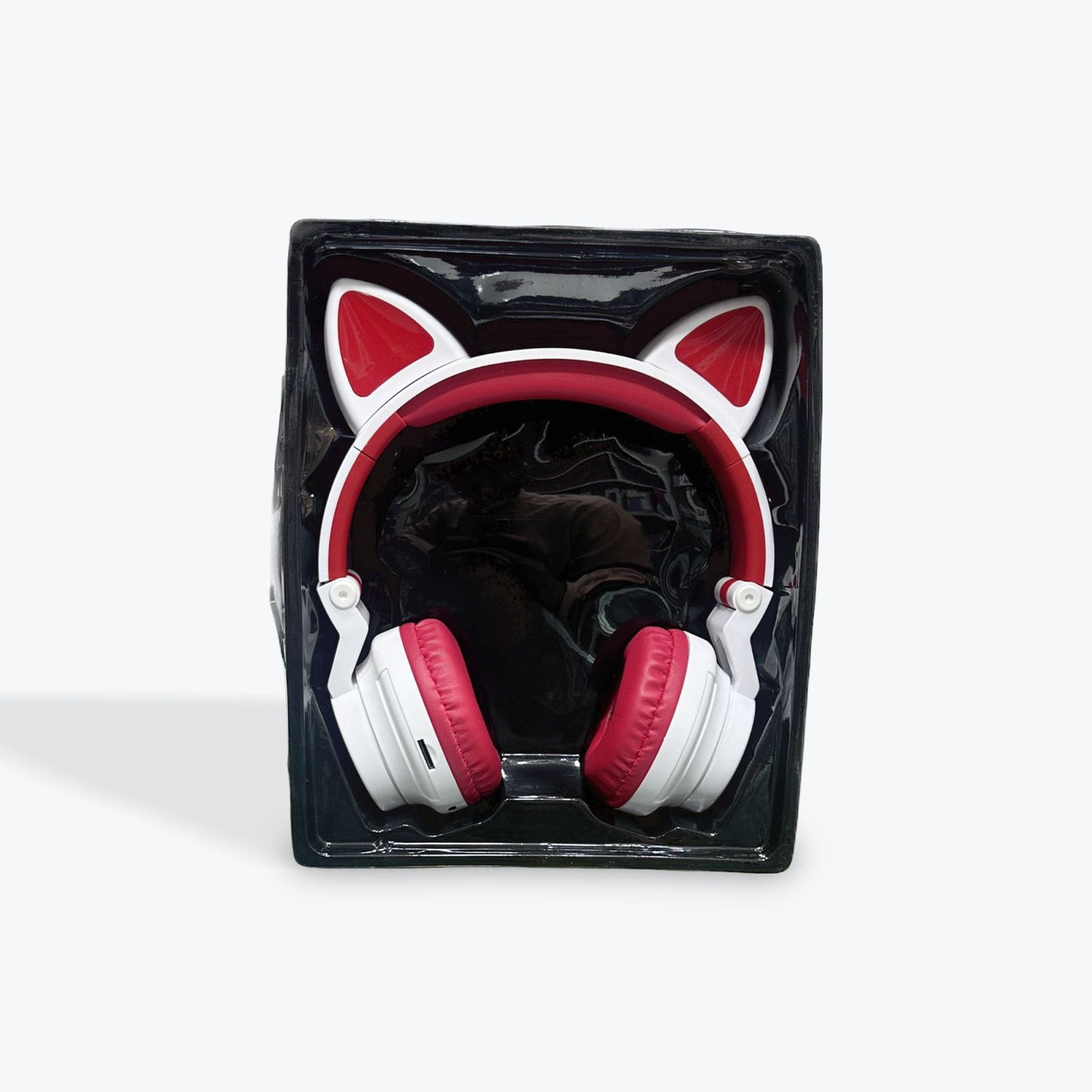 KT‑43 Cat Ear Wireless Headphones – RGB LED, Bluetooth 5.0 & Built-In Mic