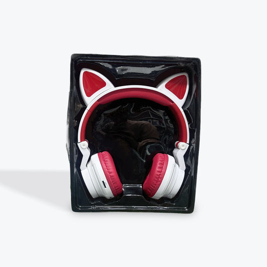 KT‑43 Cat Ear Wireless Headphones – RGB LED, Bluetooth 5.0 & Built-In Mic
